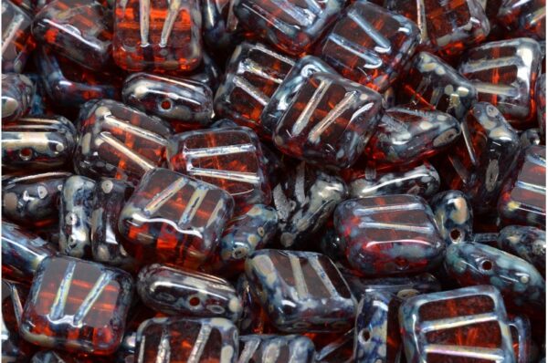 TCB Squared Designed Beads 10x10mm - Image 1