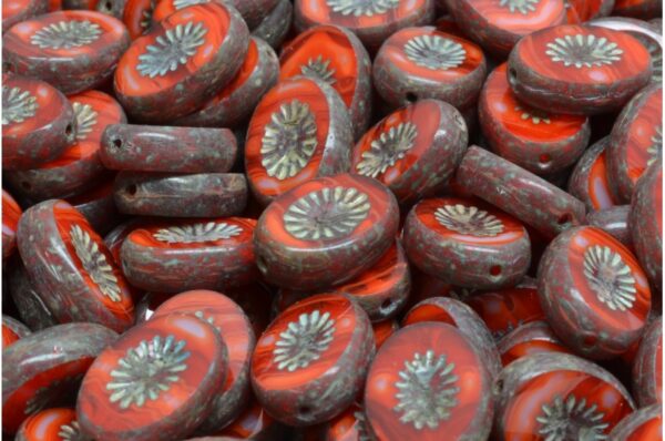 TCB Kiwi Beads 14x10mm - Image 1