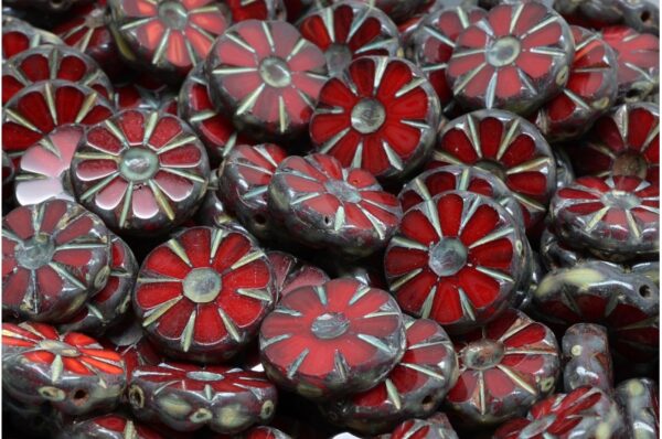 TCB Sunflower Beads 12x12mm - Image 1