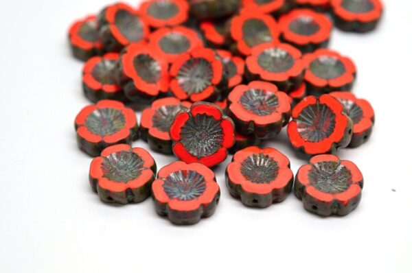 TCB Hawaiian Flower Beads 14x14mm - Image 1