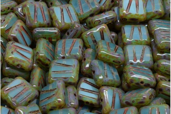 TCB Squared Designed Beads 10x10mm - Image 1