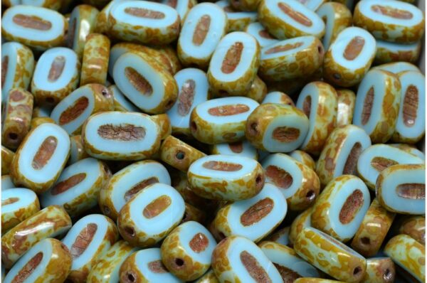 TCB Flat Oval Beads 10x6mm - Image 1