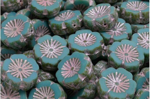 TCB Hawaiian Flower Beads 14x14mm - Image 1