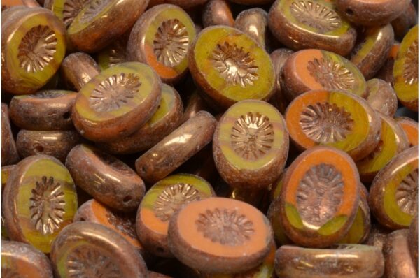 TCB Kiwi Beads 14x10mm - Image 1