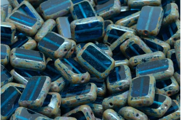 TCB Rectangle Beads 12x8mm - Image 1
