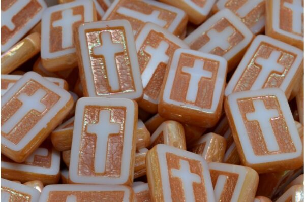 TCB Cross Beads 17x11mm - Image 1