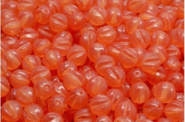 Melon Beads 6x6mm - Image 1