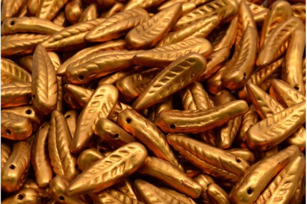 Bird Feather Beads 5x17mm - Image 1