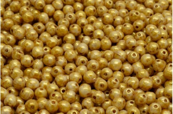 Round Druck Beads 4mm - Imagen 1