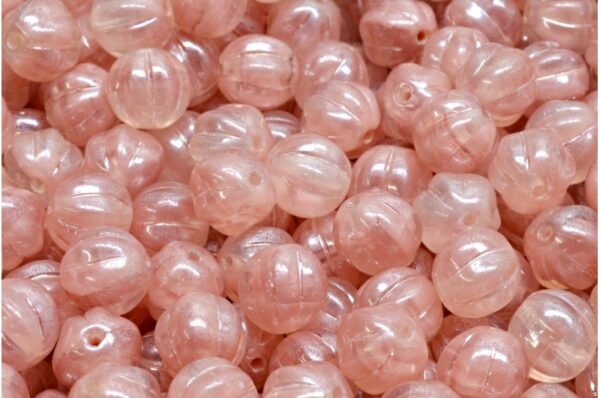 Melon Beads 8x8mm - Image 1