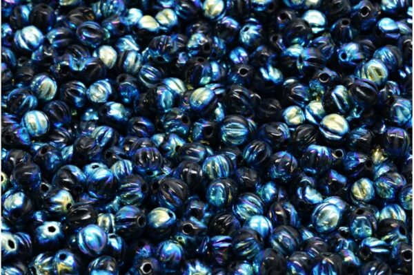 Melon Beads 4x4mm - Image 1