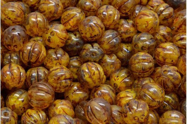 Melon Beads 8x8mm - Image 1