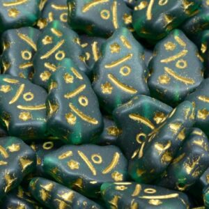 Christmas Tree Beads 17x12mm