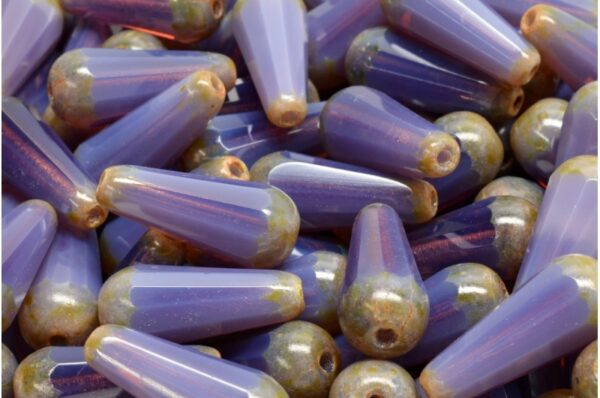 Firepolished Drop Beads 20x9mm - Imagen 1