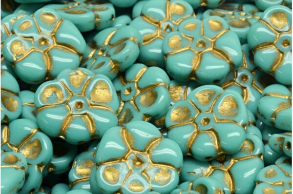 Primrose flower beads 15x15mm - Image 1