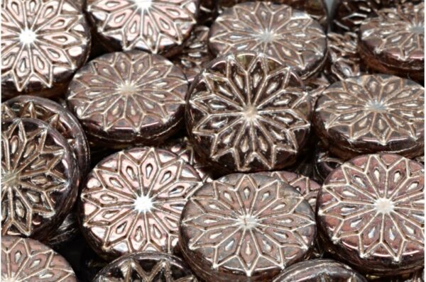 Origami Flower Beads 18x18mm - Imagen 1