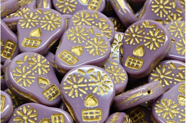 Sugar Skull Beads 20x16mm - Image 1