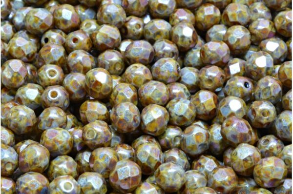 Firepolished Round Beads 6mm - Imagen 1