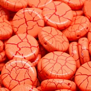 2 Hole Coin Beads 14mm