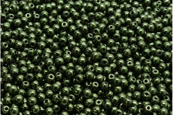 Round Druck Beads 3mm - Image 1