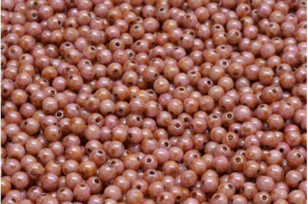 Round Druck Beads 3mm - Image 1