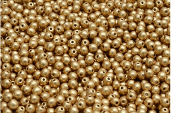 Round Druck Beads 3mm - Image 1