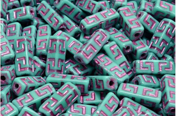 Celtic Block Beads 15x5mm Large hole - Image 1