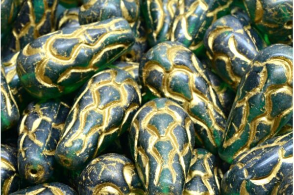 Pinecone Drop Beads 25x12mm - Image 1