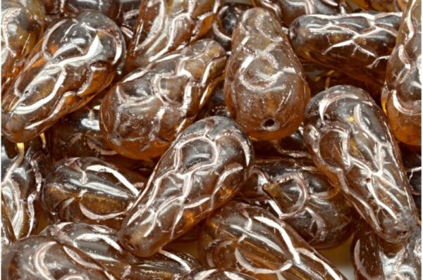 Pinecone Drop Beads 25x12mm - Image 1