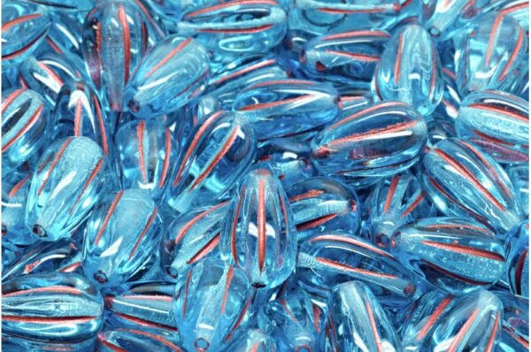 Drop Melon Beads 13x8mm - Image 1