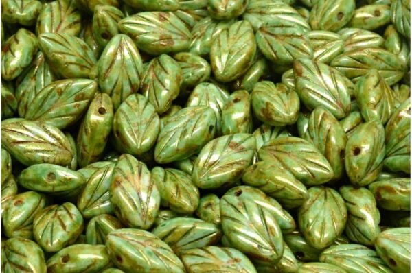 Beech Leaf Beads 7x11mm - Image 1