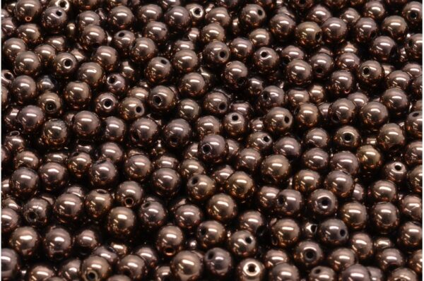 Round Druck Beads 4mm - Image 1