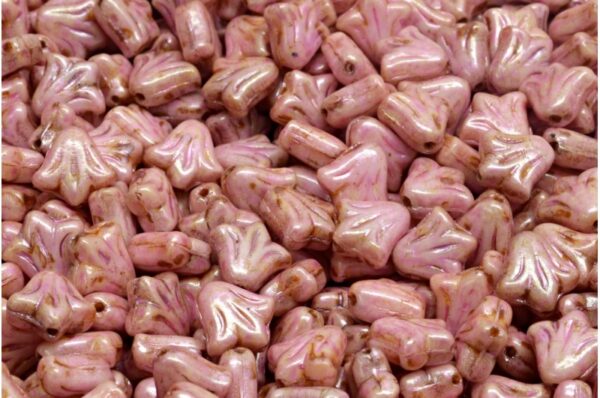 Lily Flower Beads 9x9mm - Image 1