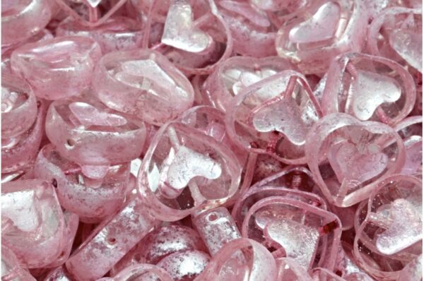 TCB Heart Beads 14x12mm - Image 1
