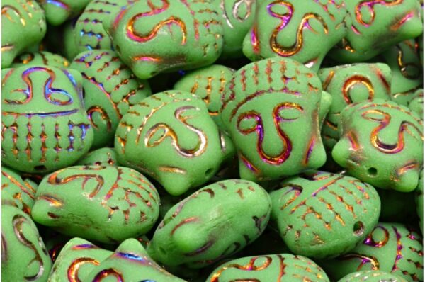 Buddha Head Beads 15x14mm - Image 1