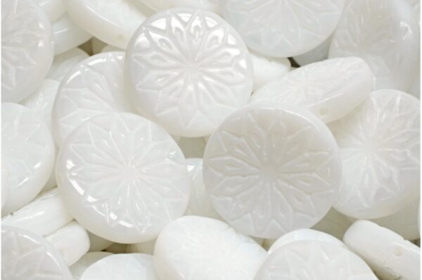 Origami Flower Beads 18x18mm - Image 1
