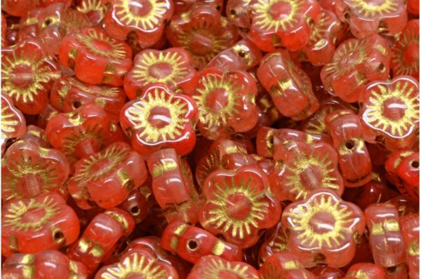 Sunset Flower Beads 10x10mm - Image 1