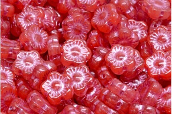 Sunset Flower Beads 10x10mm - Image 1