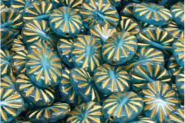 Flat Oval Beads 14x12mm - Image 1