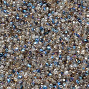 Firepolished Round Beads 2mm