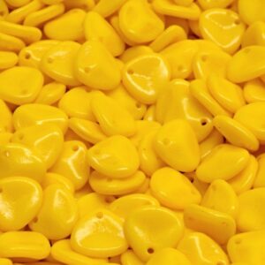 Rose Petal Beads 8x7mm