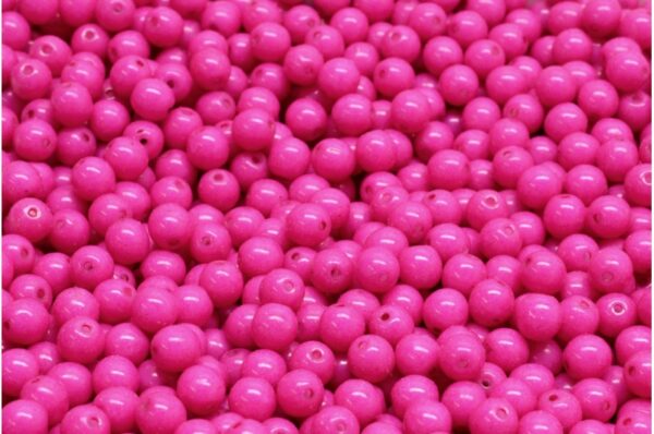 Round Druck Beads 4mm - Image 1