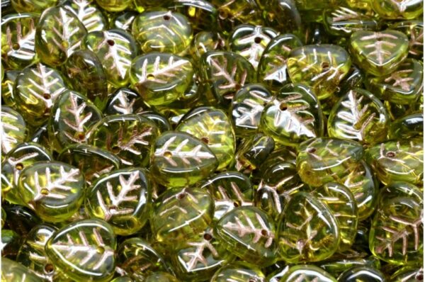Birch Leaf Beads 9x9mm - Image 1