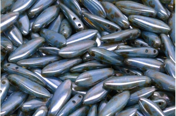 2 Hole Dagger Beads 5x16mm - Image 1