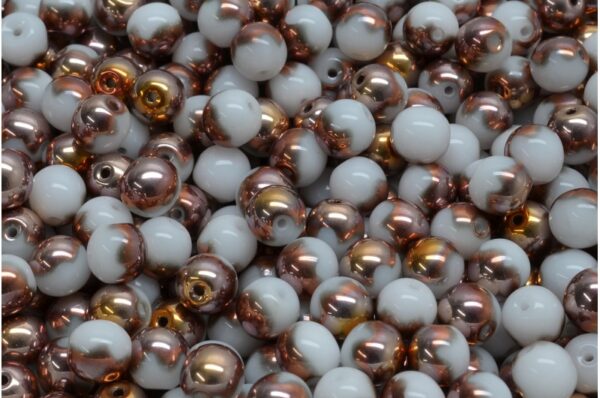 Round Druck Beads 6mm - Image 1