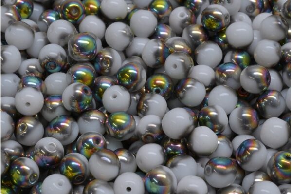 Round Druck Beads 6mm - Image 1