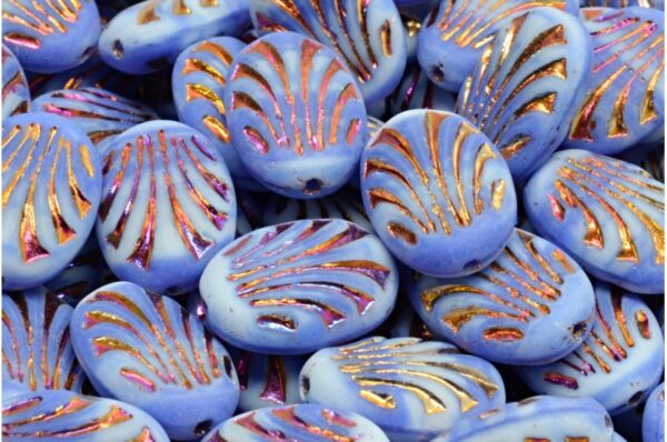 Oval With Lines 17x12mm - Image 1