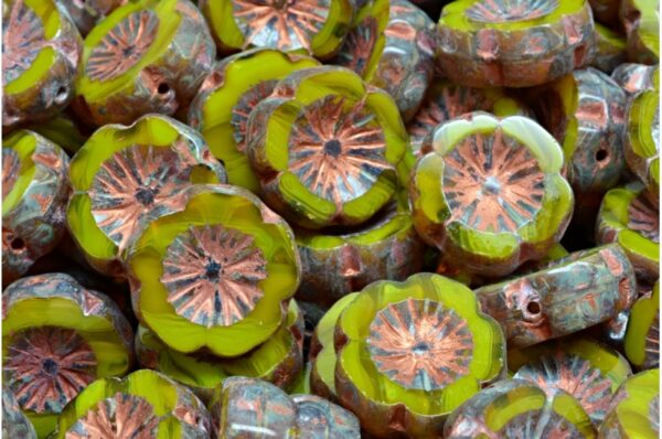 TCB Hawaiian Flower Beads 14x14mm - Image 1