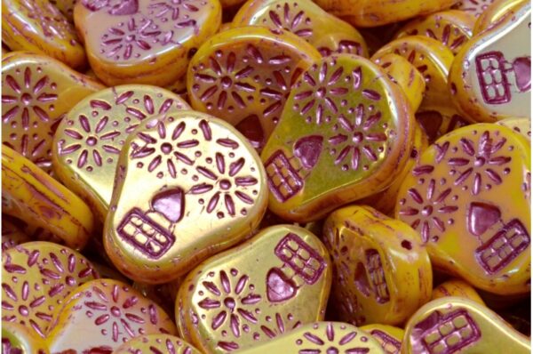 Sugar Skull Beads 20x16mm - Imagen 1