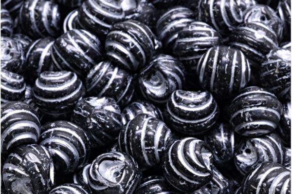 Grooved Mushroom Button Beads 9x8mm - Image 1